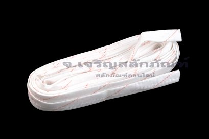 [E] ปลอกสายใยแก้ว เคลือบวานิช ทนร้อน 105&deg;C ขนาดช่องใส่สายไฟ 12 mm ยาว 1 m